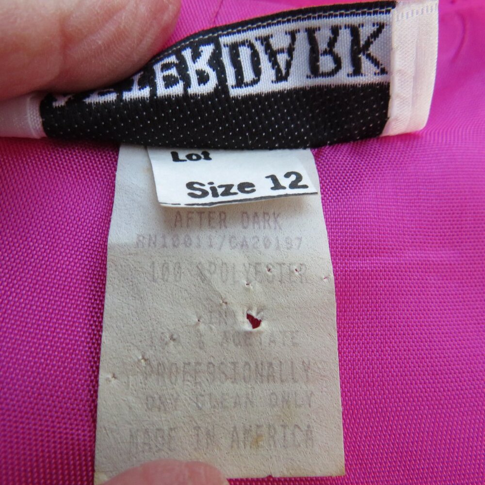 After Dark Womans size 12 Dress 2 Pieces Vintage - Picture 12 of 13